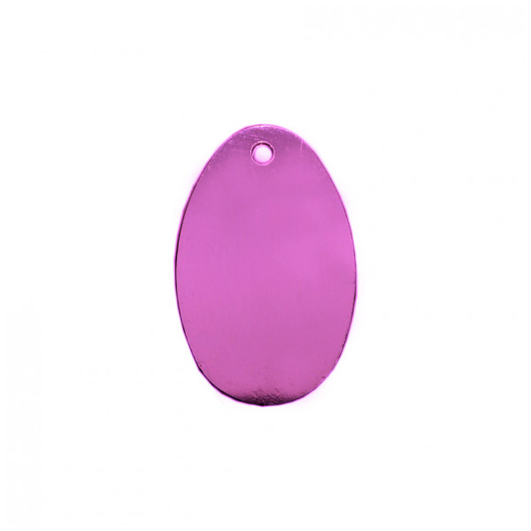 Пайетки россыпью, блестки пришивные, капля, 12*20мм, цвет фуксия